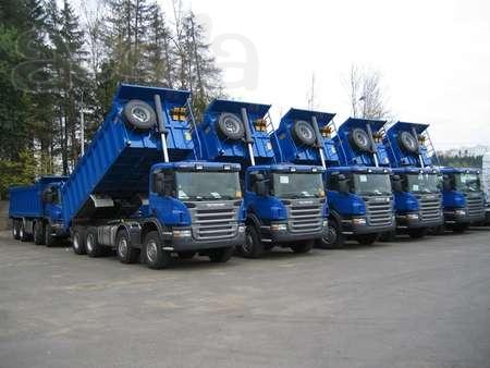 Самосвалы Scania 6*4, 3 единицы. Система Глонасс